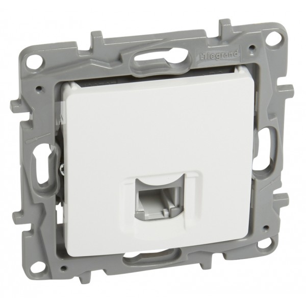 LEGRAND πρίζα RJ11 764569, λευκή - LEGRAND
