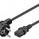 GOOBAY καλώδιο τροφοδοσίας 95142, 3G 1.00mm², 3m, μαύρο