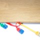 GOOBAY καλώδιο δικτύου 95381, CAT 6 U/UTP, flat, copper, 10m, μαύρο