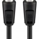 GOOBAY καλώδιο κεραίας αρσενικό σε θηλυκό 11722, <70dB, CCS, 2.5m, μαύρο