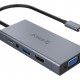 ORICO docking station MC-U501P, 5 θυρών, USB-C σύνδεση, 60W PD, 4K, γκρι