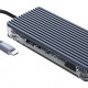 ORICO docking station WB-11P, 11 θυρών, USB-C σύνδεση, 100W PD, 4K, γκρι