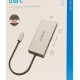 ORICO docking station MC-U501P, 5 θυρών, USB-C σύνδεση, 60W PD, 4K, γκρι