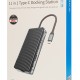 ORICO docking station WB-11P, 11 θυρών, USB-C σύνδεση, 100W PD, 4K, γκρι