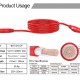 BEST καλώδια πολύμετρου με alligator clips BST-010-JP, CAT III 2000V 20A