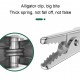 BEST καλώδια πολύμετρου με alligator clips BST-010-JP, CAT III 2000V 20A