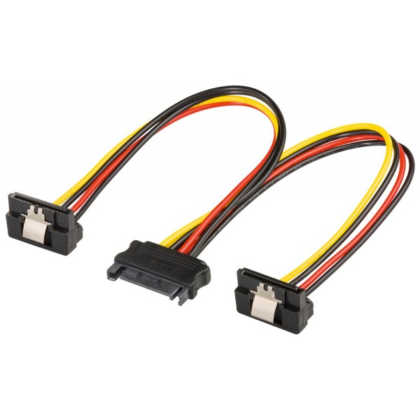 GOOBAY καλώδιο SATA Standard σε 2 SATA-Standard 90 °, 0.2m - GOOBAY