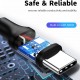 CABLETIME καλώδιο USB-C σε USB U323A, 3A, 480Mbps, 1m, μαύρο