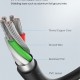 CABLETIME καλώδιο USB-C σε USB U323A, 3A, 480Mbps, 1m, μαύρο