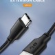 CABLETIME καλώδιο USB-C σε USB CMAMN, 3A, 5Gbps, 3m, μαύρο
