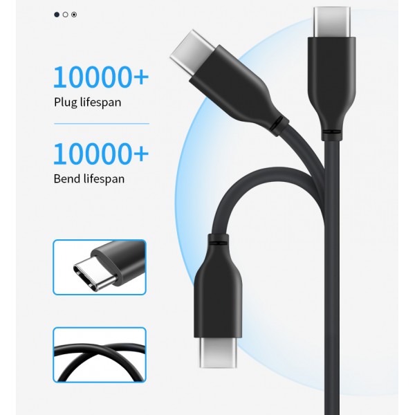 CABLETIME καλώδιο USB-C σε USB CMAMN, 3A, 5Gbps, 3m, μαύρο