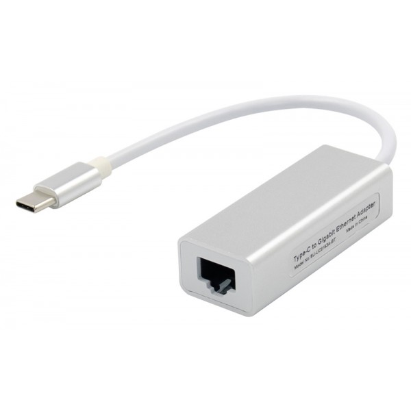 Αντάπτορας δικτύου ST735, USB-C, 1000Mbps Ethernet, ασημί - Δικτυακά