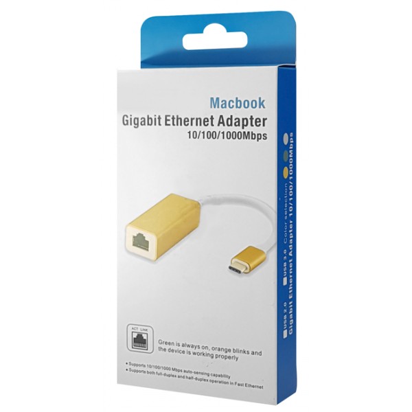 Αντάπτορας δικτύου ST735, USB, 1000Mbps Ethernet, μαύρος - Δικτυακά