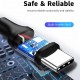 CABLETIME καλώδιο USB-C σε USB U323A, 3A, 480Mbps, 1m, λευκό