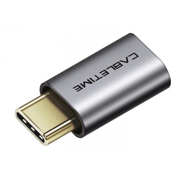 CABLETIME αντάπτορας USB-C σε micro USB CT-CMMCBF, 480Mbps, γκρι - Σύγκριση Προϊόντων