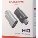 CABLETIME video capture CT-HVC-AB, HDMI/USB σύνδεση, 4K/30Hz, μαύρο