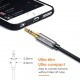 CABLETIME καλώδιο ήχου 3.5mm CT-P11GN, AUX, 1m, μαύρο