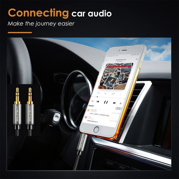 CABLETIME καλώδιο ήχου 3.5mm CT-P11GN, AUX, 3m, μαύρο - Σύγκριση Προϊόντων