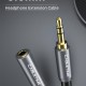 CABLETIME προέκταση καλωδίου ήχου 3.5mm CT-P11F, AUX, 1.8m, μαύρο