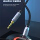 CABLETIME καλώδιο ήχου 3.5mm CT-P11RGN, γωνιακό, AUX, 1.8m, μαύρο