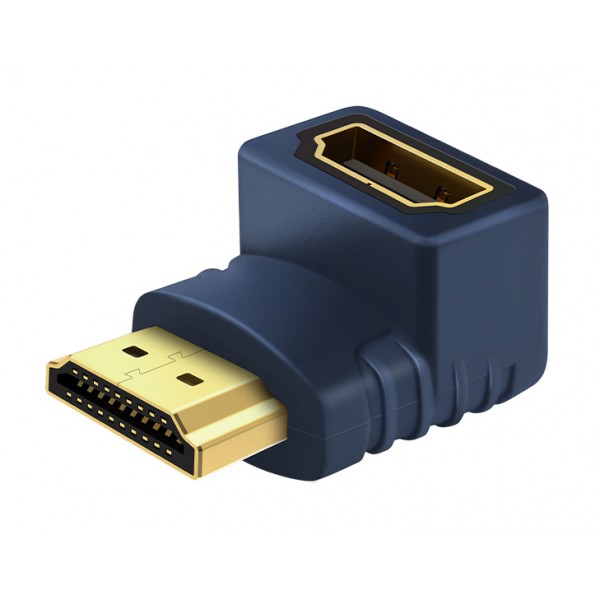 CABLETIME αντάπτορας HDMI HA11, γωνιακός, 4K/60Hz, μπλε - Σύγκριση Προϊόντων