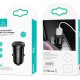 USAMS φορτιστής αυτοκινήτου C20, 2x USB, 2.4A, μαύρος