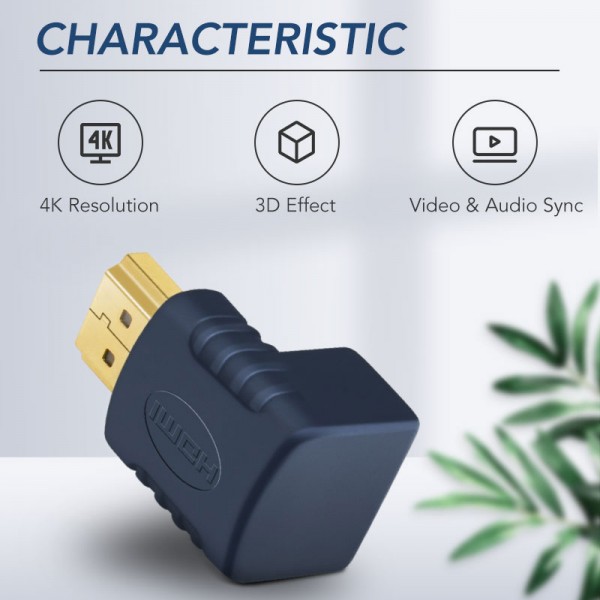 CABLETIME αντάπτορας HDMI HA10, γωνιακός, 4K, μπλε - Σύγκριση Προϊόντων