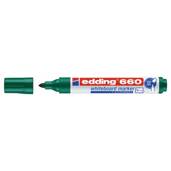 EDDING μαρκαδόρος ασπροπίνακα 660, επαναγεμιζόμενος, πράσινος - Αναλώσιμα - Είδη Γραφείου