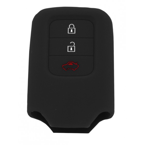 Θήκη κλειδιού για αυτοκίνητα Honda 1014-01, εύκαμπτη, μαύρη - Αξεσουάρ Αυτοκινήτου