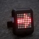 Έξυπνος οπίσθιος φωτισμός ποδηλάτου BIKE-0034, LED, μπαταρία, USB, μαύρο