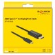 DELOCK καλώδιο USB-C σε DisplayPort 85256, DP Alt Mode, 4K, 2m, μαύρο