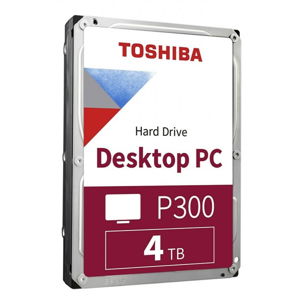 TOSHIBA Σκληρός Δίσκος P300 HDWD240, 4TB, 3.5", 128MB, 5400RPM, SATA III - PC & Αναβάθμιση