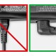 GOOBAY καλώδιο τροφοδοσίας Euro 56588, γωνιακό, 2x0.75 mm², 0.5m, μαύρο