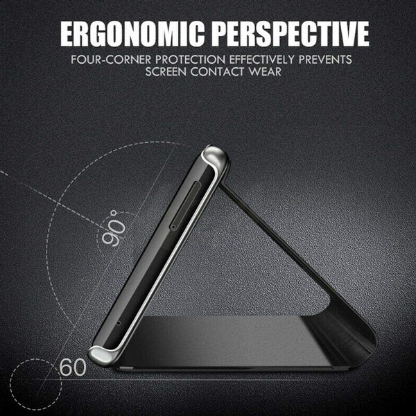 POWERTECH θήκη Clear view MOB-1599 για Xiaomi Mi 9, μαύρο - Powertech