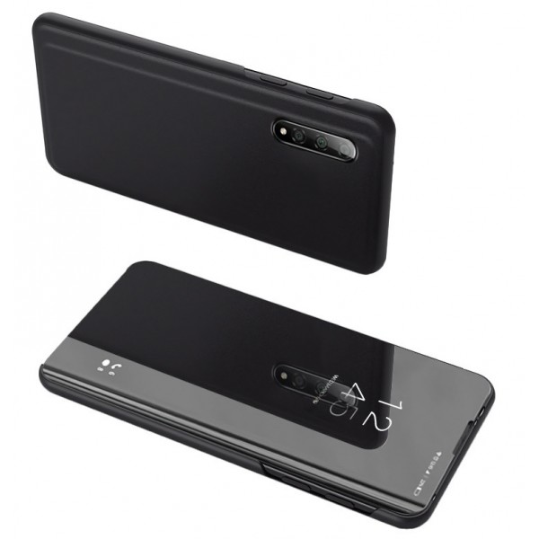 POWERTECH θήκη Clear view MOB-1599 για Xiaomi Mi 9, μαύρο - Powertech