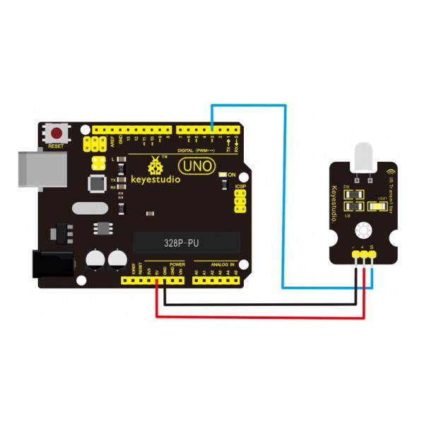 KEYESTUDIO digital IR transmitter module KS0027, για Arduino - Ρομποτική