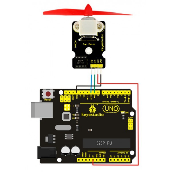 KEYESTUDIO L9110 fan module KS0168 - Ρομποτική