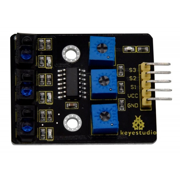 KEYESTUDIO 3-channel infrared line tracking sensor KS0453 - Ρομποτική