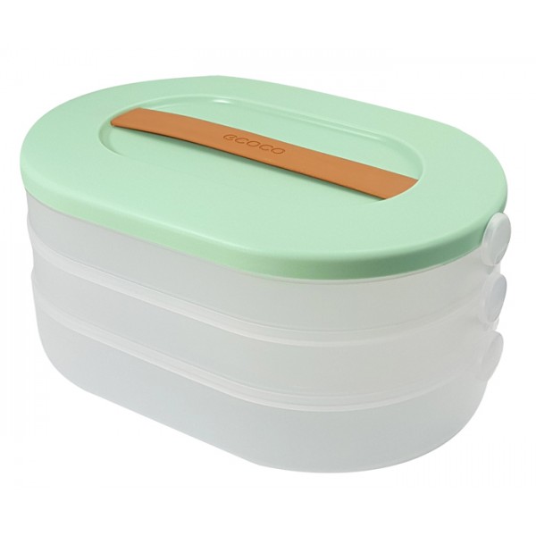 ECOCO Δοχείο 3 επιπέδων E2018, πράσινο - ECOCO