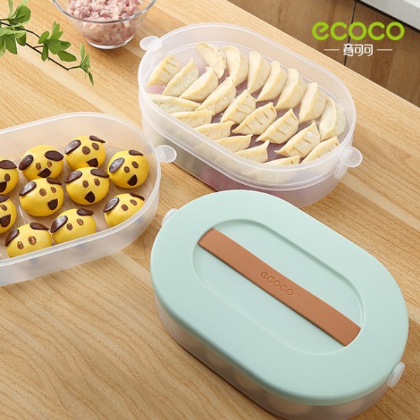 ECOCO Δοχείο 3 επιπέδων E2018, πράσινο - ECOCO