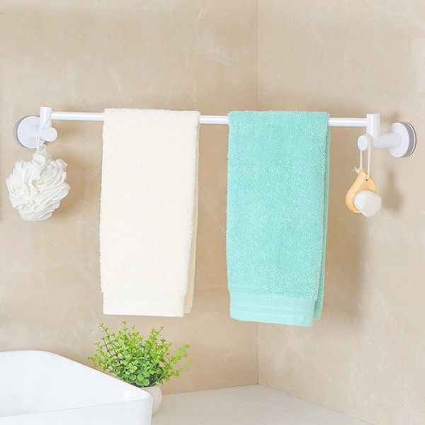 ECOCO κρεμάστρα μπάνιου-κουζίνας E1608, 8.6 x 6.7 x 65cm, λευκή - ECOCO