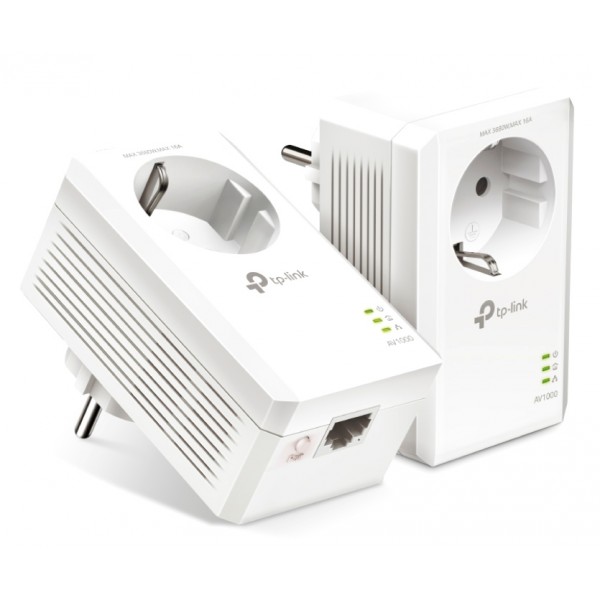 TP-LINK Powerline kit TL-PA7017P, Passthrough, AV1000 Gigabit, Ver. 4.0 - tp-link