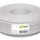 GOOBAY καλώδιο κεραίας 51510, 100dB, 75Ω, CCS, 25m, λευκό