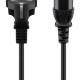 GOOBAY καλώδιο τροφοδοσίας 96036, 1mm², 3m, μαύρο