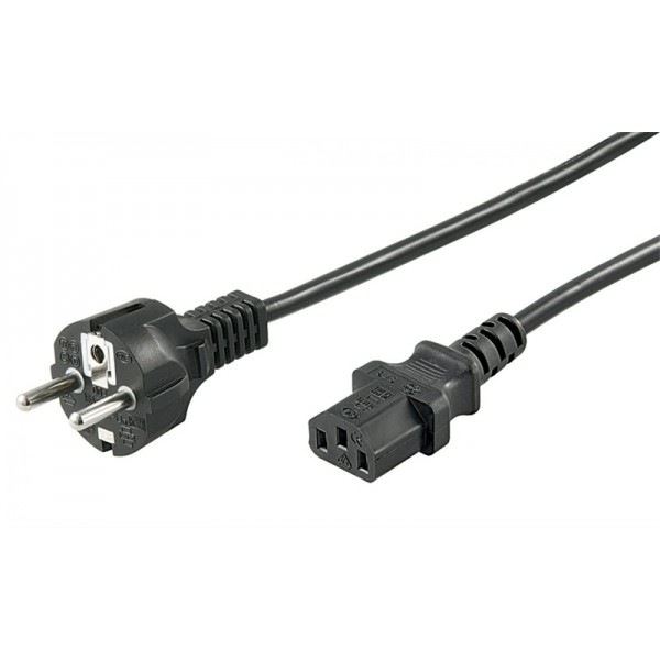GOOBAY καλώδιο τροφοδοσίας 68605, 0.75mm², 1.5m, μαύρο - GOOBAY