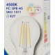 OPTONICA LED λάμπα A60 Filament 1311, 8W, 4500K, E27, 810lm