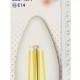 OPTONICA LED λάμπα Candle C35 Filament 1471, 4W, 4500K, E14, 400lm