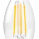 OPTONICA LED λάμπα Candle C35T Filament 1481, 4W, 4500K, E14, 400lm