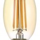 OPTONICA LED λάμπα Candle C35 Filament 1490, 4W, 2500K, E14, 400lm