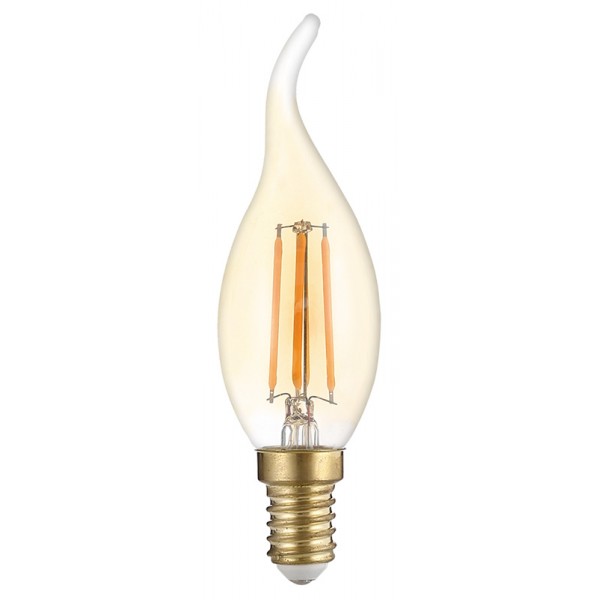 OPTONICA LED λάμπα Candle T35 Filament 1491, 4W, 2500K, E14, 400lm - OPTONICA